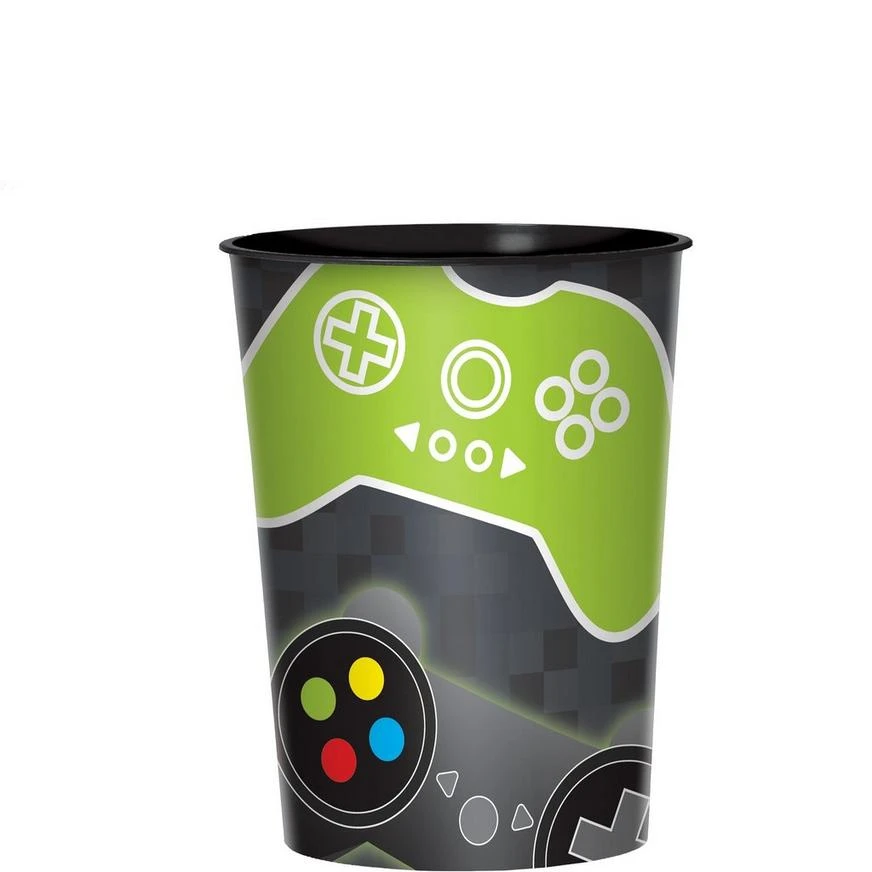 Level Up Plastic Favor Cup, 16oz 1 Level Up Plastic Favor Cup, 16oz