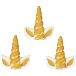 Edible Unicorn Icing Decorations, 9pc -Party Supply Store 951747 02