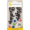 Happy Birthday Royal Icing Decorations, 13pc