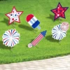Patriotic Celebration Corrugated Plastic Yard Sign Set, 12pc