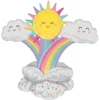 Stackerz™ Sun, Clouds & Rainbows Foil Balloon, 45in