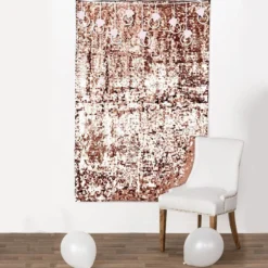 Blush Bachelorette Party Sequin Backdrop, 4ft X 6ft