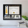 Black 2023 Graduate Plastic Diploma, Photo & Tassel Frame, 18.25in X 15.75in