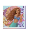 The Little Mermaid Paper Lunch Napkins, 6.5in, 16ct - Movie 2023