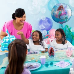 Prismatic The Little Mermaid Paper Lunch Plates, 9in, 8ct - Movie 2023 -Party Supply Store 960380 02