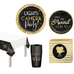 Awards Night Tableware Kit For 20 Guests