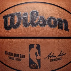 Wilson Basketball Paper Beverage Napkins, 5in, 36ct