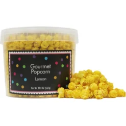 Red & Yellow Team Colors Gourmet Popcorn, 40oz - Lemon & Watermelon -Party Supply Store 969247 02