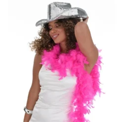 Silver Mirror Disco Cowboy Hat -Party Supply Store 969249 02