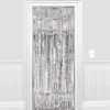 Silver Foil Fringe Doorway Curtain, 3ft X 8ft