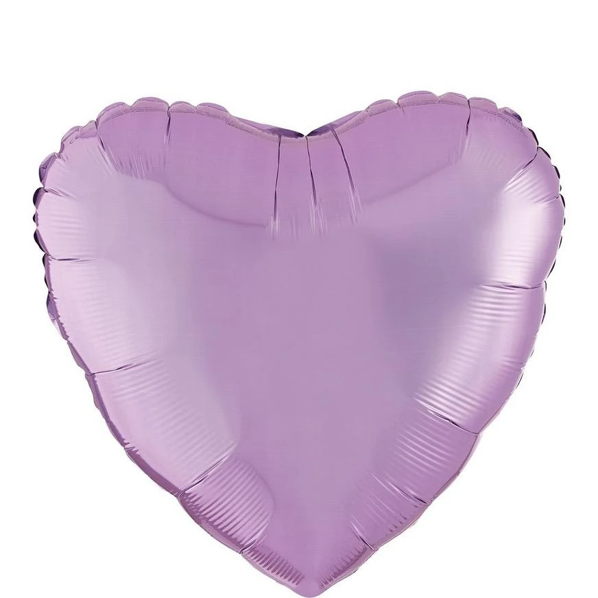 17in Lavender Heart Balloon 1 17in Lavender Heart Balloon