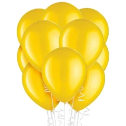 72ct, 12in, Yellow Pearl Balloons