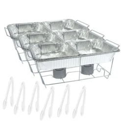 White Chafing Dish Buffet Set 24pc