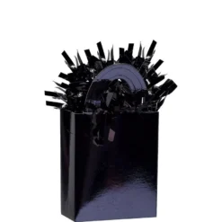 Black Mini Tote Balloon Weight, 5.5oz