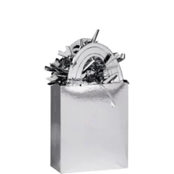 Silver Mini Tote Balloon Weight, 5.5oz