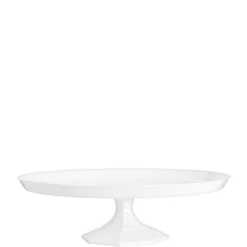 White Plastic Cake Stand