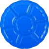 Royal Blue Plastic Scalloped Sectional Platter
