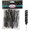 Black Twisty Lollipops 20pc