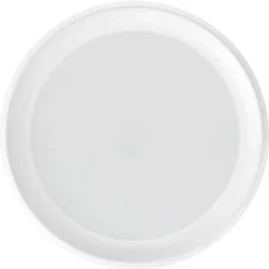 White Plastic Round Platter