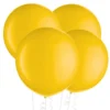 4ct, 24in, Yellow Balloons