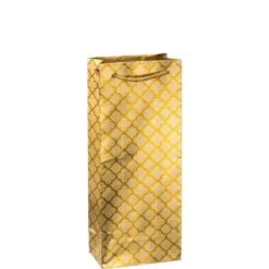 Metallic Gold Moroccan Bottle Bag