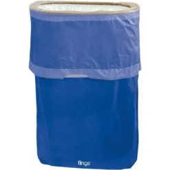 Royal Blue Pop-Up Trash Bin