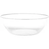 CLEAR Plastic Serving Bowl
