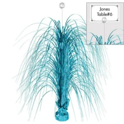 Giant Caribbean Blue Spray Centerpiece