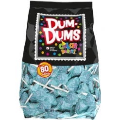 Robin's Egg Blue Dum Dums Lollipops 80pc