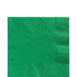 Festive Green Paper Tableware Kit For 50 Guests -Party Supply Store C756782 festive green 03
