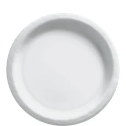 White Paper Tableware Kit For 50 Guests -Party Supply Store C756782 white 02