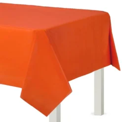 Orange Plastic Tableware Kit For 50 Guests -Party Supply Store C756783 orange 05