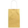 Medium Metallic Gold Kraft Gift Bags 10ct