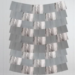 Gray & Silver Fringe Banners 9ct