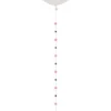 Black & Pink Circles Balloon Tail