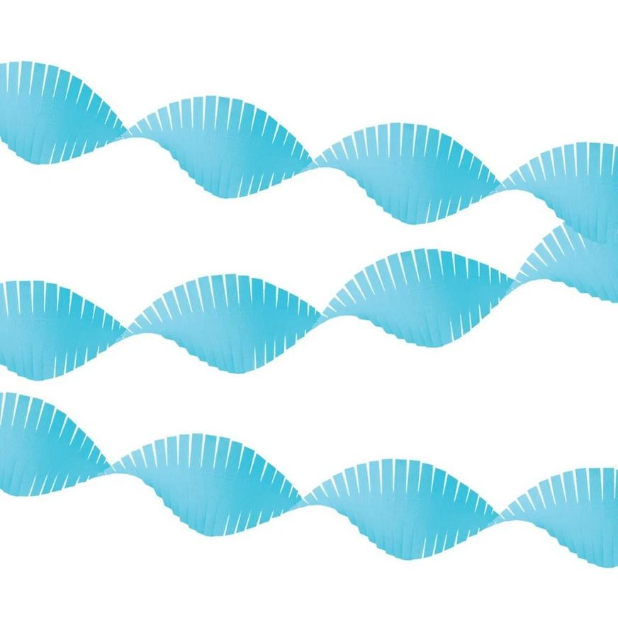 Caribbean Blue Fringe Streamer 1 Caribbean Blue Fringe Streamer