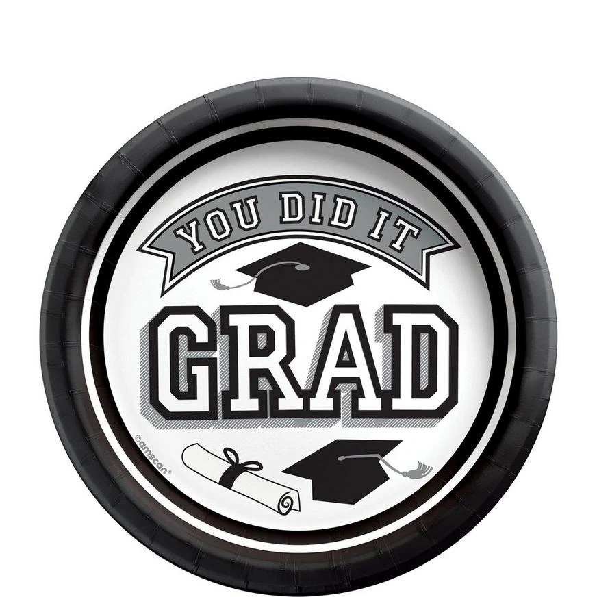 Blue Congrats Grad Graduation Party Kit For 60 Guests 2 Blue Congrats Grad Graduation Party Kit For 60 Guests - Image 2