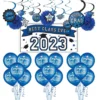 Blue Congrats Grad 2023 Graduation Decorating Kit