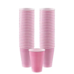 New Pink Plastic Tableware Kit For 100 Guests -Party Supply Store C812483 pink 05