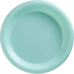Robin's Egg Blue Plastic Tableware Kit For 100 Guests -Party Supply Store C812483 robins egg blue 02