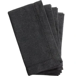 Gray Premium Fabric Napkins 4ct