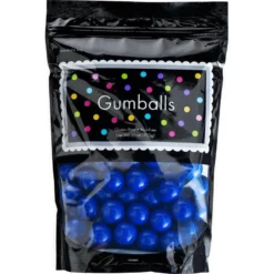 Royal Blue Gumballs, 35oz - Blue Raspberry Flavor