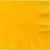 Yellow Paper Dinner Napkins, 7.5in, 40ct