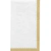 Gold Premium Paper Buffet Napkins, 4.5in X 7.75in, 20ct