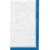 Royal Blue Premium Paper Buffet Napkins, 4.5in X 7.75in, 20ct