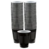 Black Plastic Cups, 16oz, 50ct