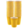Yellow Plastic Cups, 16oz, 50ct