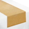 Metallic Gold Premium Fabric Table Runner, 13in X 72in