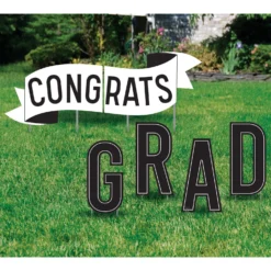 Blue Congrats Grad 2023 Graduation Outdoor Decorating Kit 10 Blue Congrats Grad 2023 Graduation Outdoor Decorating Kit -Party Supply Store C940886 royal blue 04