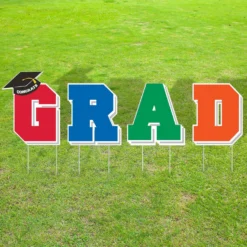 Blue Congrats Grad 2023 Graduation Outdoor Decorating Kit 11 Blue Congrats Grad 2023 Graduation Outdoor Decorating Kit -Party Supply Store C940886 royal blue 05